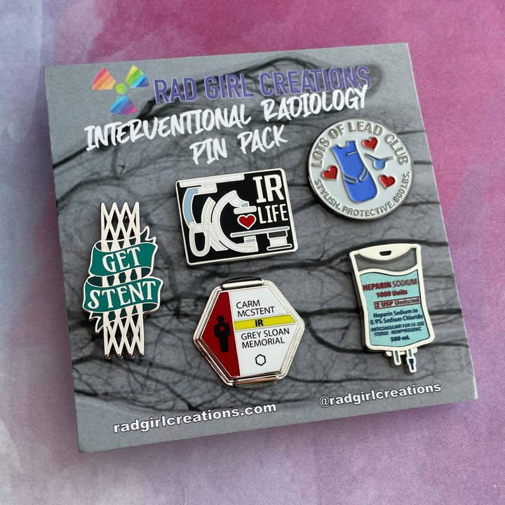 Interventional Radiology Pin Pack for wholesale by Rad Girl Creations