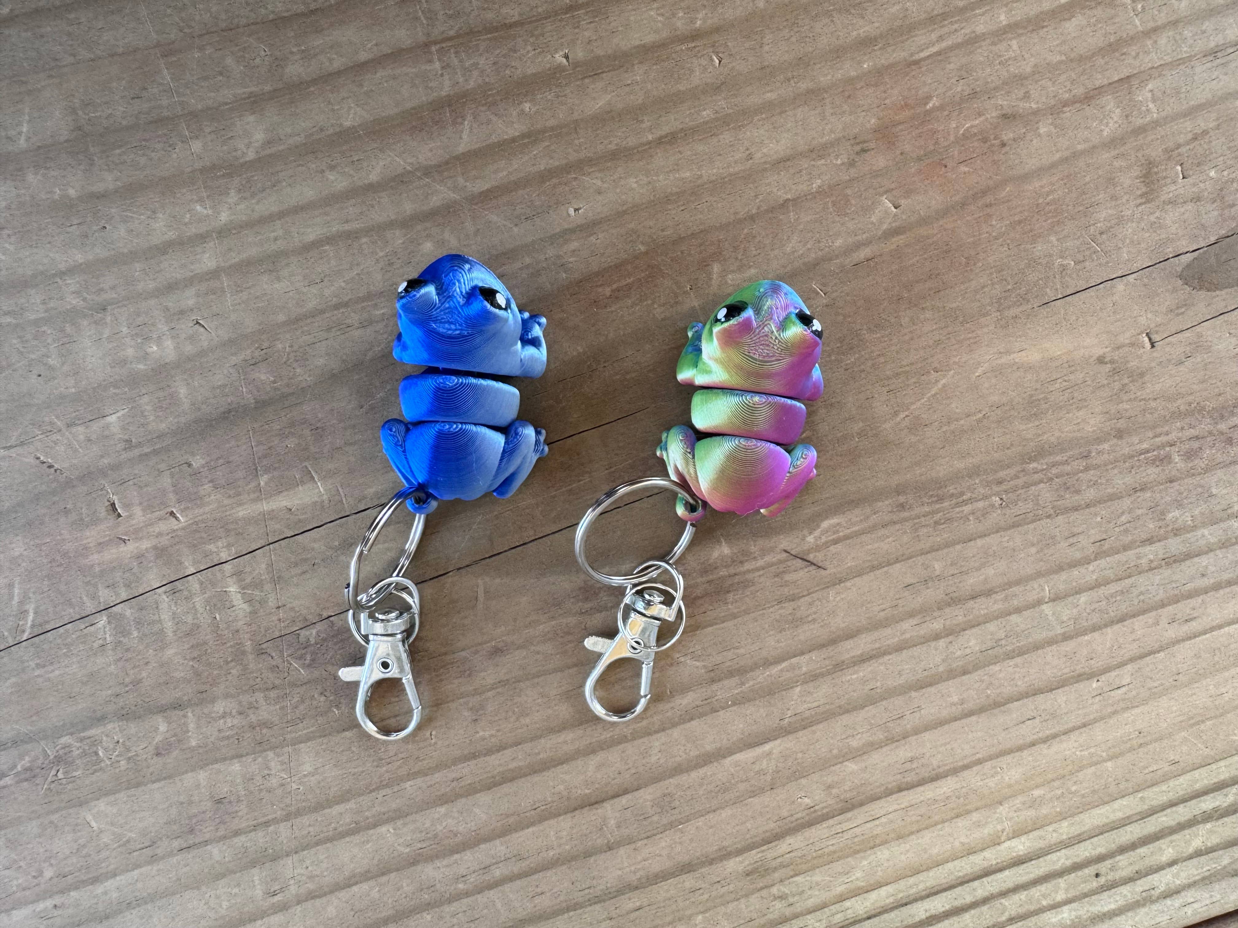 LNZ Custom Design - Vente Porte-clés – enfant - Porte-clés et jouet grenouille bébé4