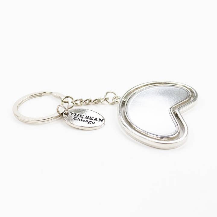 Love From USA - Wholesale Keychain - Unisex - Chicago Bean Spinner Keychain