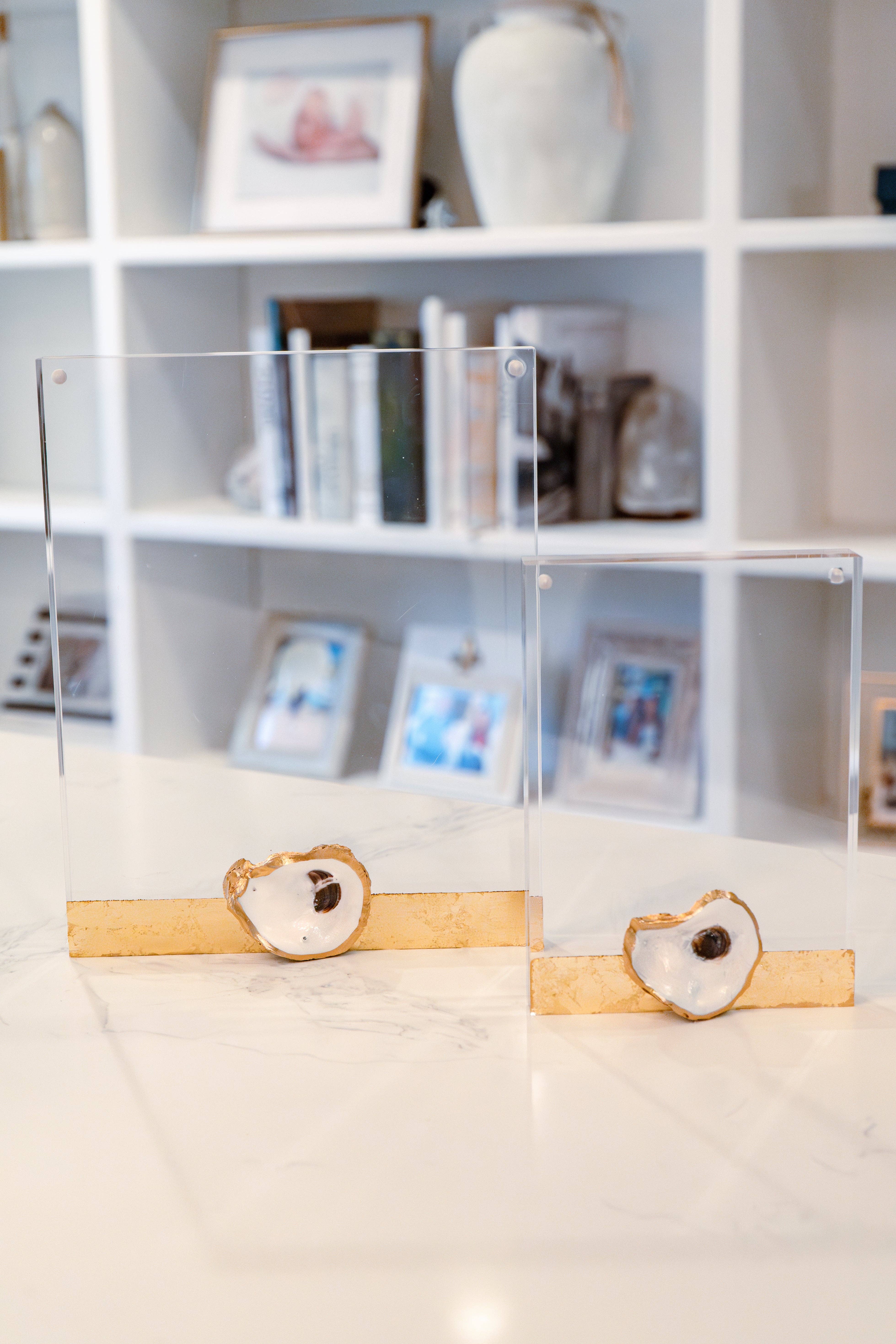 Creole Pearl Designs - Wholesale Picture Frame - Large acrylic oyster frame1