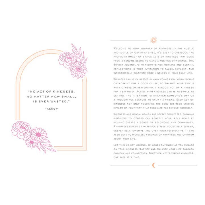 Insight Editions - #1 Pop Culture Publisher - Wholesale Self-Help & Personal Development - Kindness - Day & Night Reflection Journal1