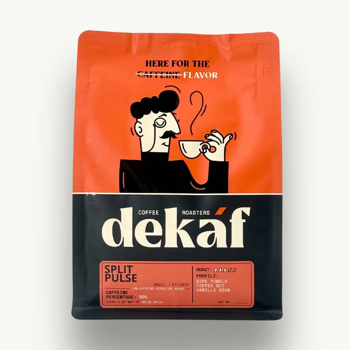 Split Pulse Low-Caffeine Signature Blend for wholesale by Dekáf Coffee Roasters