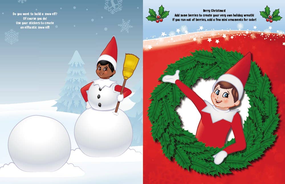 HarperCollins - Wholesale Coloring & Activity Book - Kids & Baby - Elf on the Shelf: Stocking Stuffer Sticker Book2
