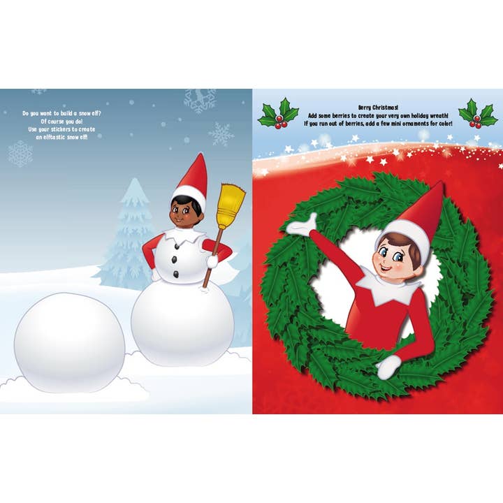 HarperCollins - Wholesale Coloring & Activity Book - Kids & Baby - Elf on the Shelf: Stocking Stuffer Sticker Book2