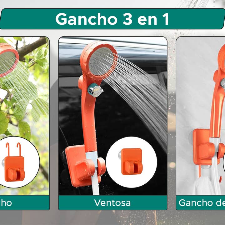 FUTURA8 - Vendita all'ingrosso Bombe/Compresse vaporizzanti da doccia - Doccia portatile per campeggio con batteria di lunga durata2