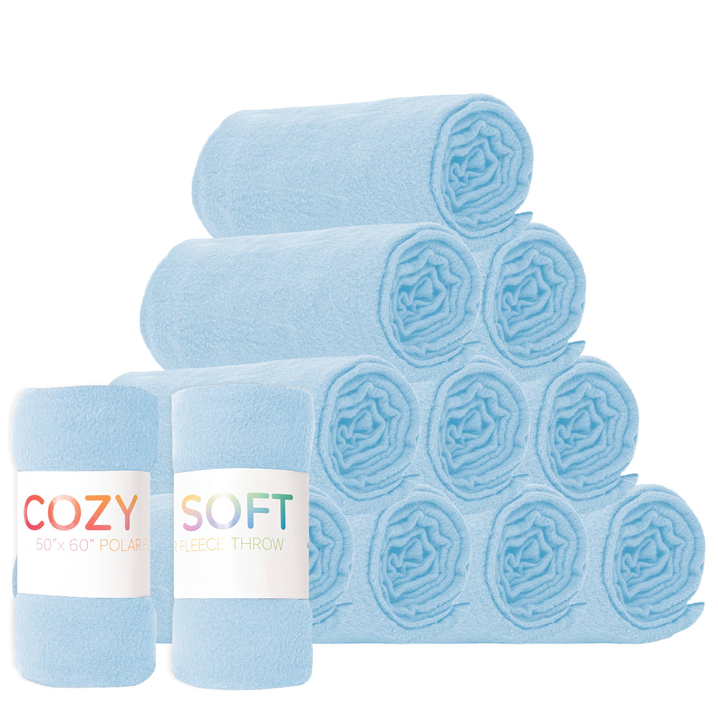 Arkwright Home - Wholesale Throw Blanket - Soft Fleece Throw Blankets, Color Options52