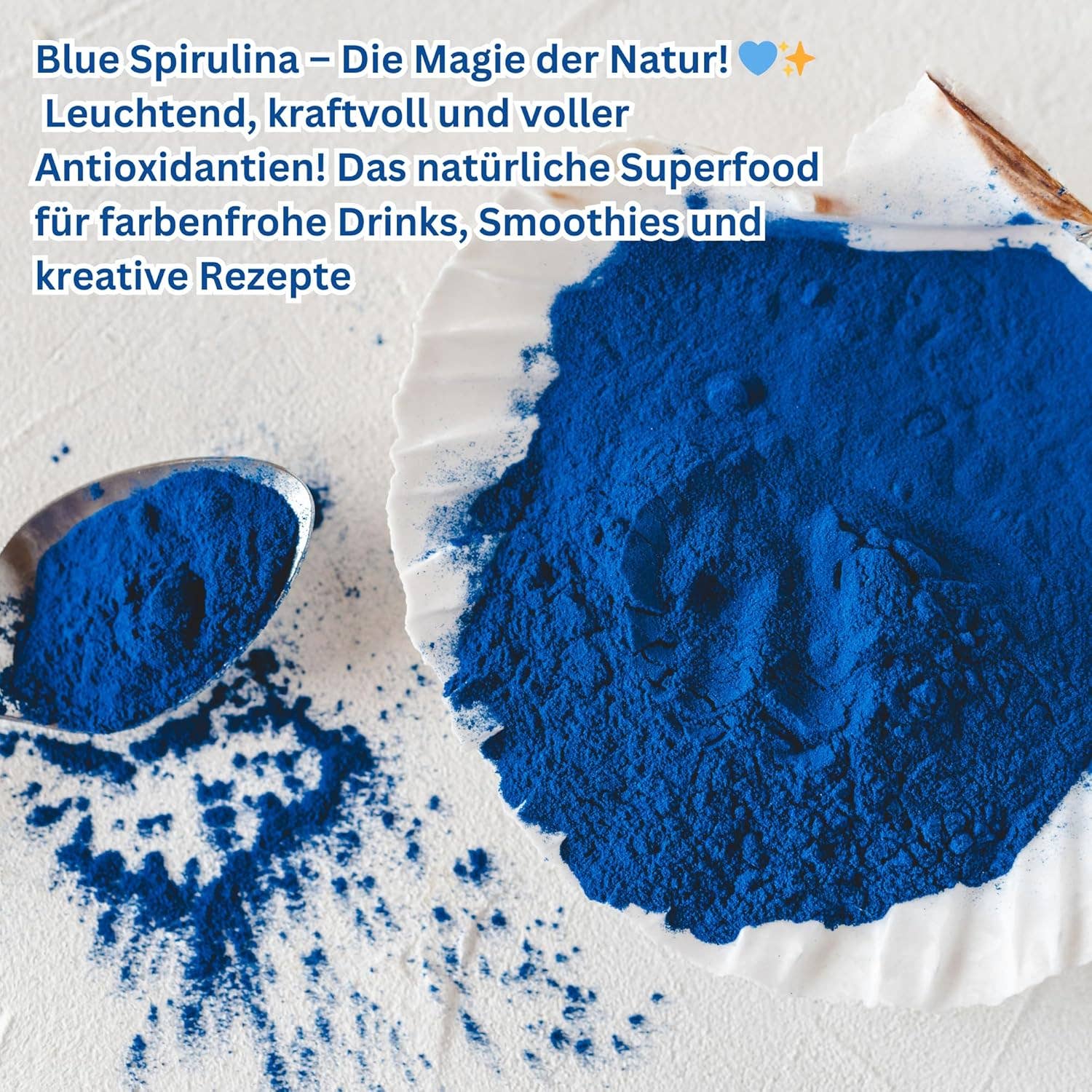 Biomatea - Wholesale Proteïne/superfoodpoeder - Zuiver Blauw Spirulina Poeder, 30g1