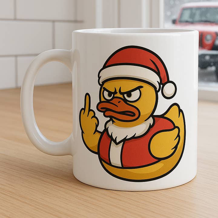 Vred Santa Gummiand Krus – Ferieattitude i Hver Slurk for engroshandel hos BellaJae Creations & Co.