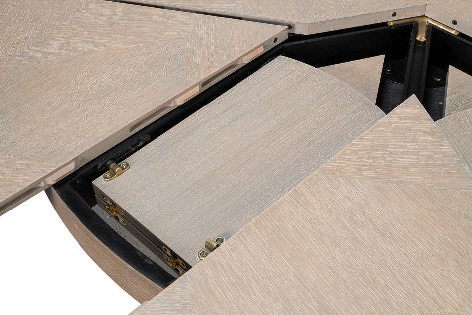 LOOMLAN - Wholesale Side Table - Giselle Jupe Extendable Wooden Dining Table27