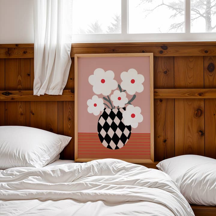 Emmy James Studio - Wholesale Art Print - Daisy Vase Art Print8