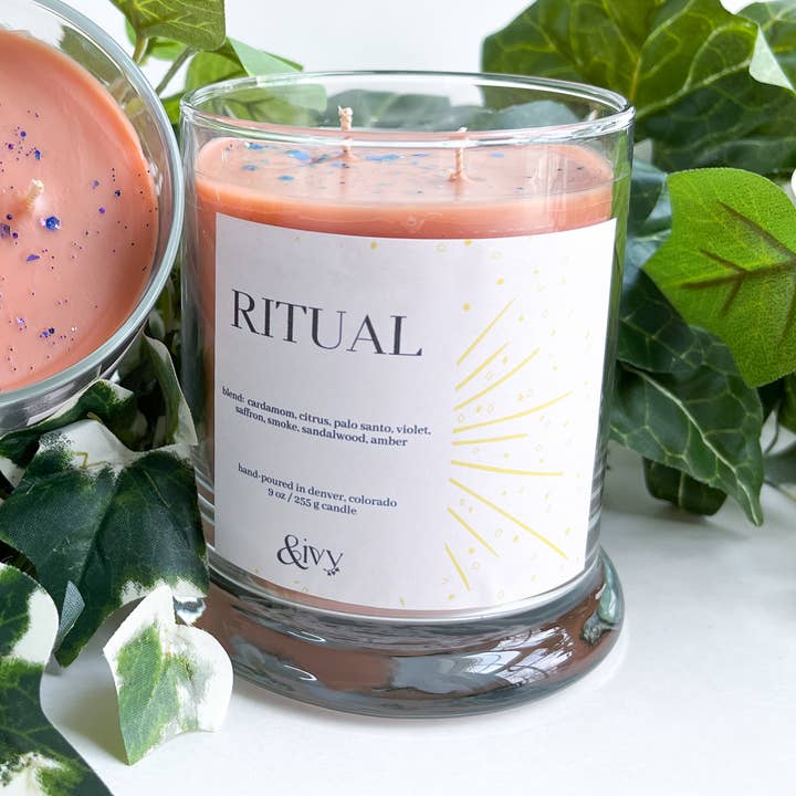 Ritual 9oz Candle for wholesale by & ivy