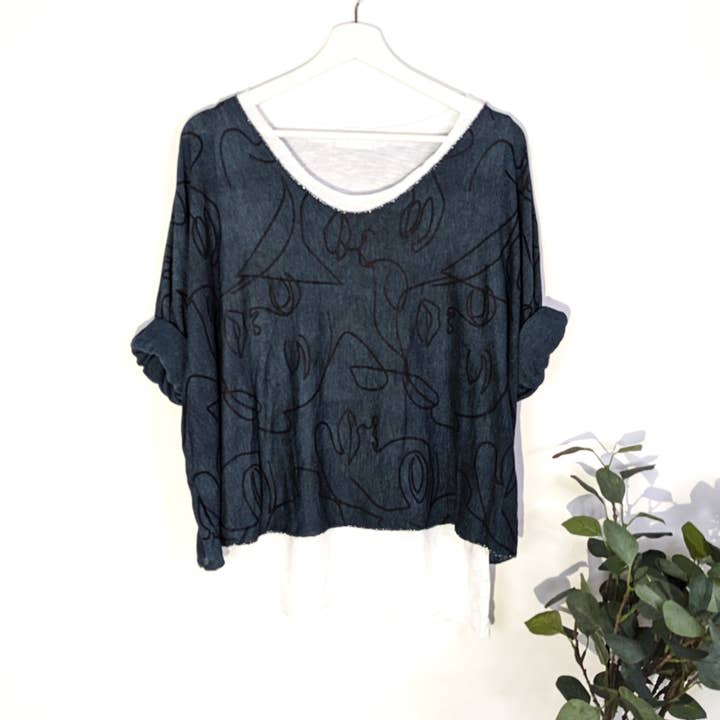 Tempest Designs - Wholesale Blouse – Women’s - Faceprint top with separate undergarment (M-L)2