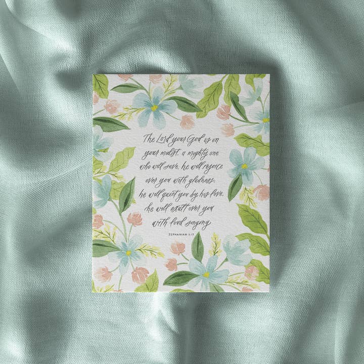 Selah Paper - Wholesale Art Print - The Lord Is In Your Midst Print2