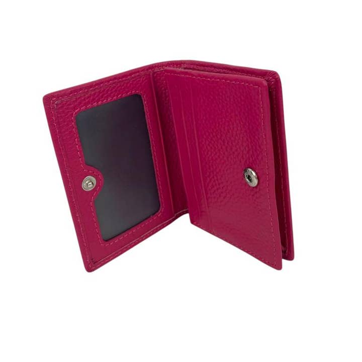 Chenson & Gorett - Wholesale Card Holder - Women's - Leather Card Holder with Button Flap and High Quality KB1506