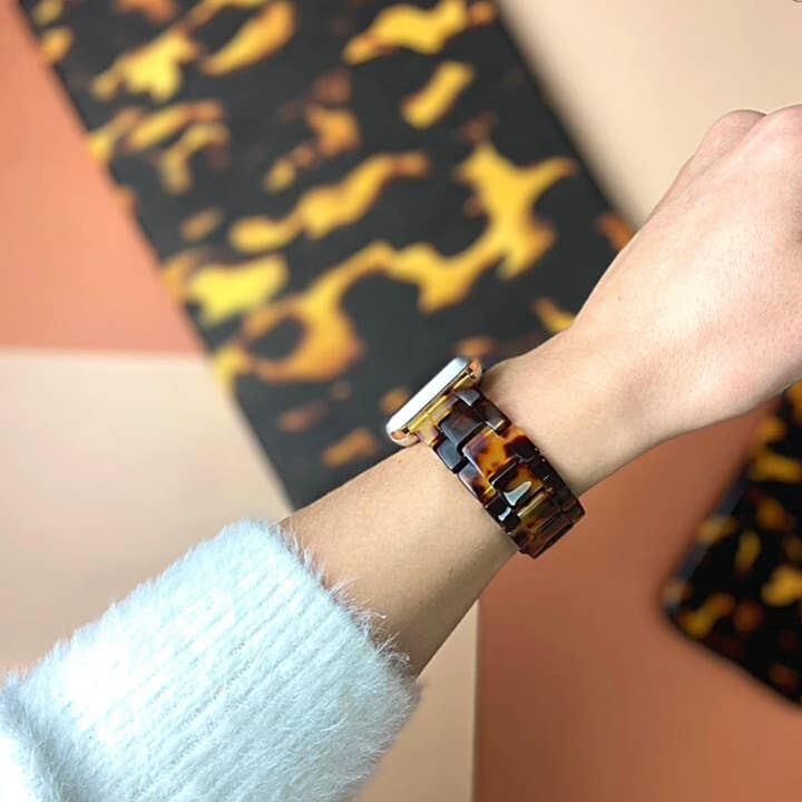 Coconut Lane – wholesale Watch band/strap – Women's – Luxe Tortoiseshell Apple Watch Strap
