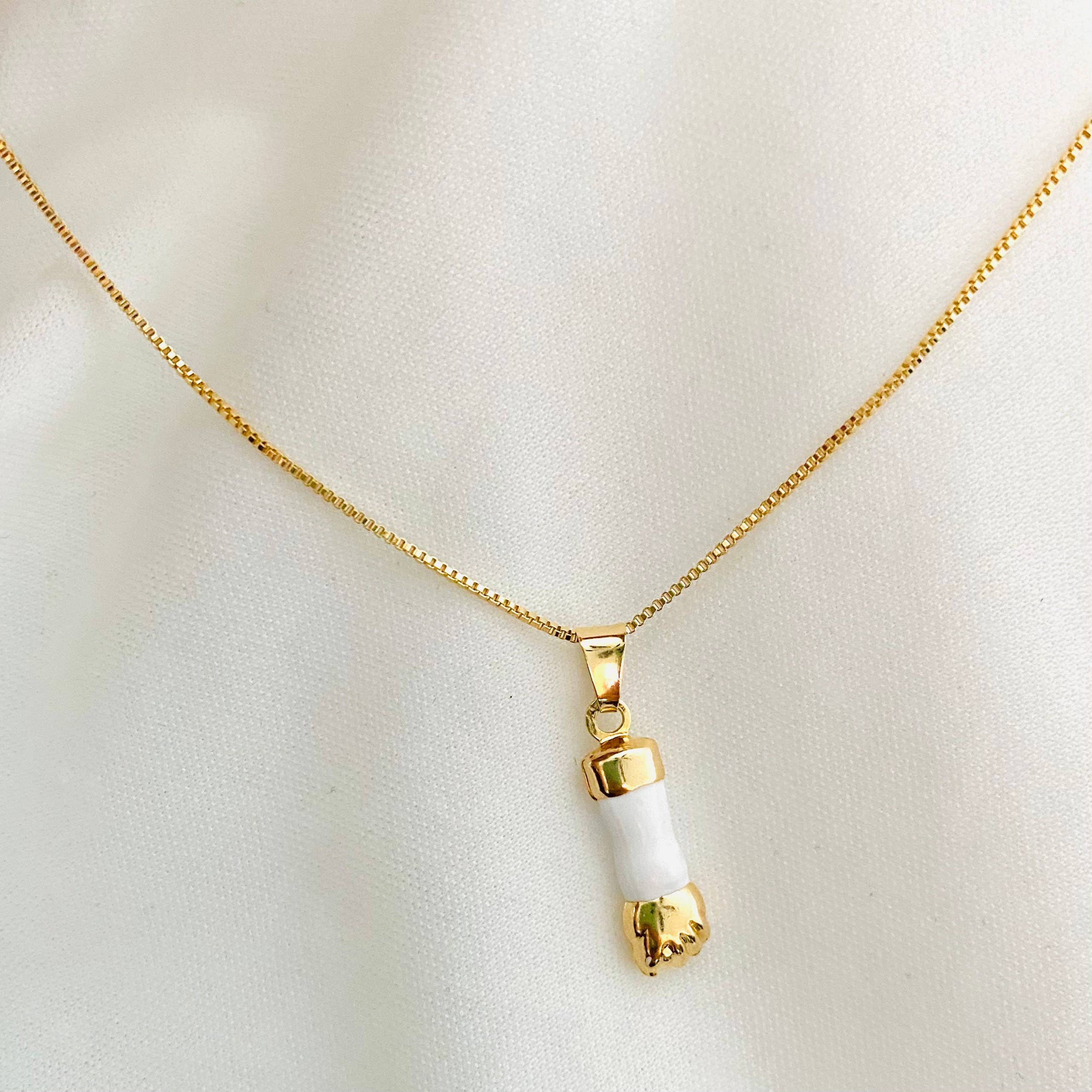 Housegoldjewelry - Wholesale Pendant/Charm Necklace - Figa Hand Necklace, 18k Gold Filled Colored Figa Hand Charm Necklace, Colorful Figa Hand Charm, Lucky Charm Necklace, Protection Necklace1