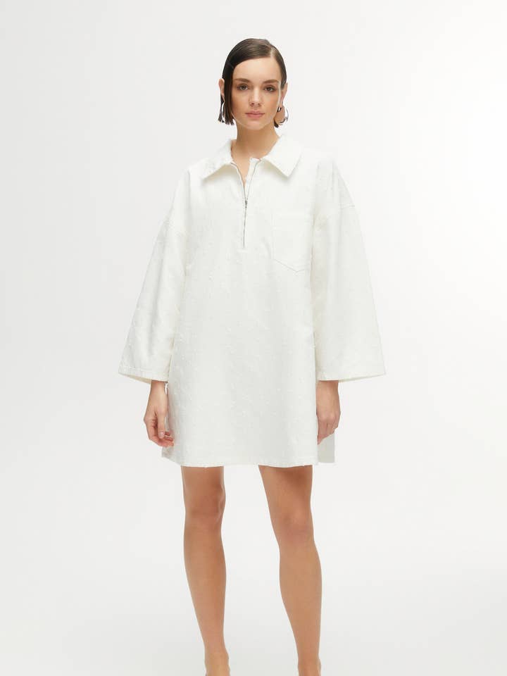 Robe surdimensionnée en denim pour la vente par NOCTURNE