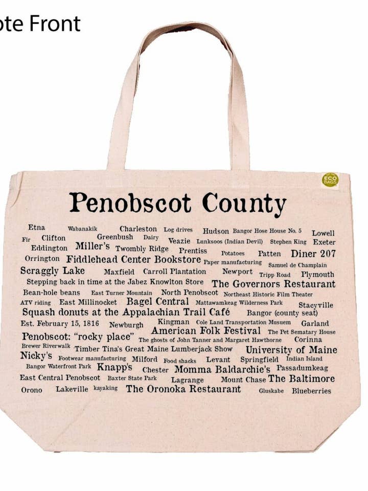 Penobscot County Pride EcoTote for wholesale by TownieSwag