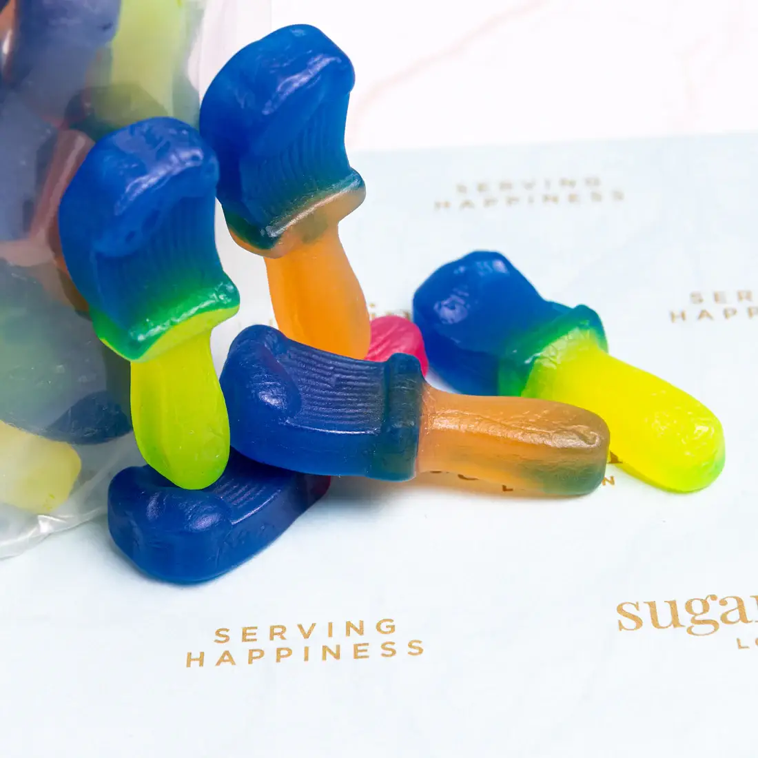 sugarfinery limited - Vendita all'ingrosso Caramelle gommose - Paradiso dei pittori di lingua per vegani Mini Pouch1