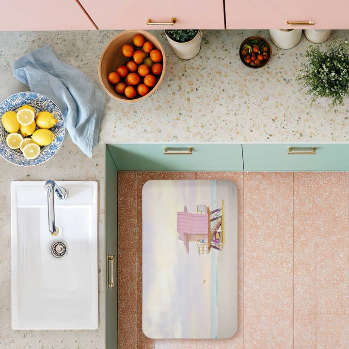 Stupell Industries - Wholesale Floor Mat - Beach Hut Themed Floor Mat, 30"x18", Fall16