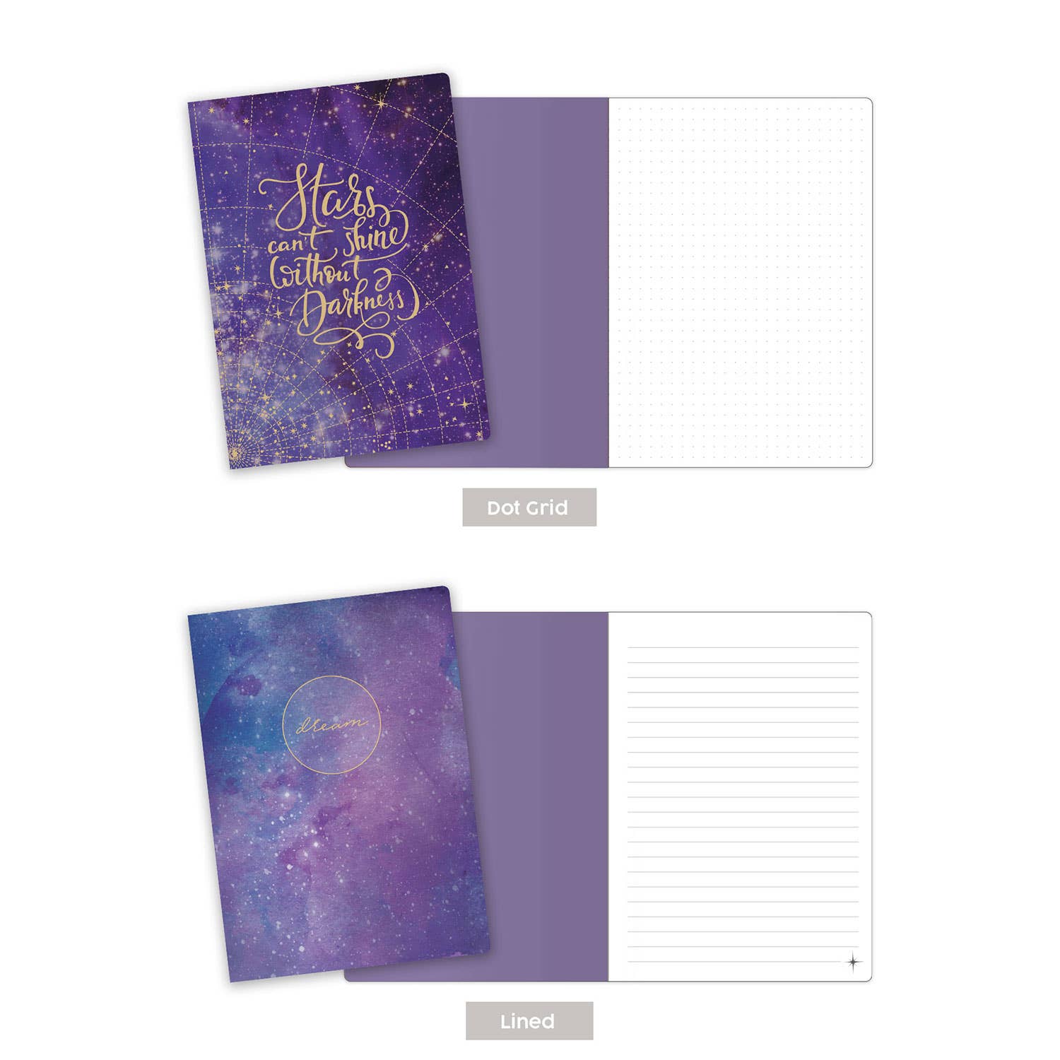 Paper House Productions - Wholesale Notebook - Stargazer 2pk Notebooks1