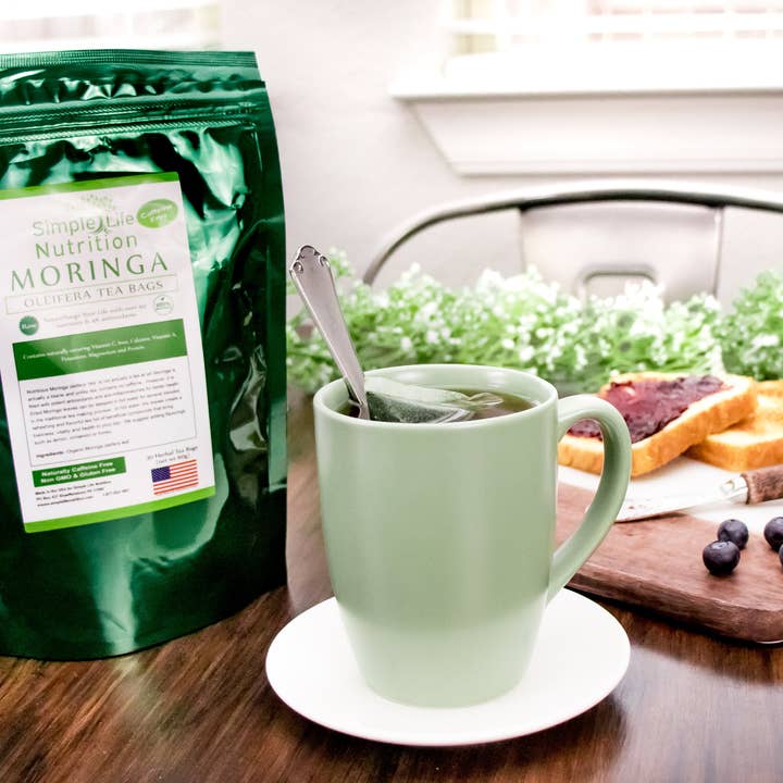 Simple Life Nutrition – Chá de saúde/Detox por atacado – Chá de Moringa 100% Orgânico