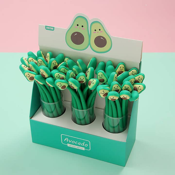 BCmini - Vente Stylos - 22375 Stylo Gel Avocado Wiggle Buddy1