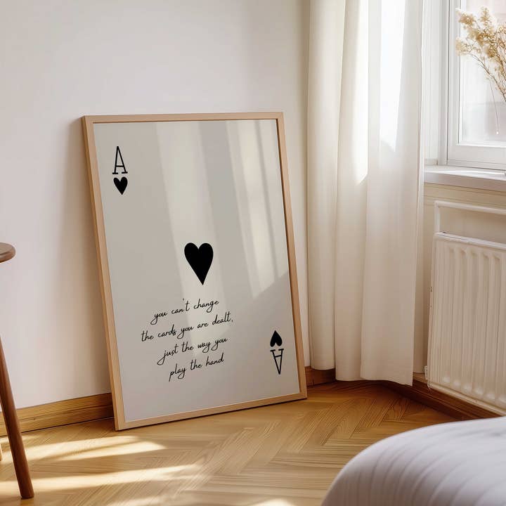 D'LUXE PRINTS – Engroshandel Kunsttryk – De kort, du får, kantløs print7