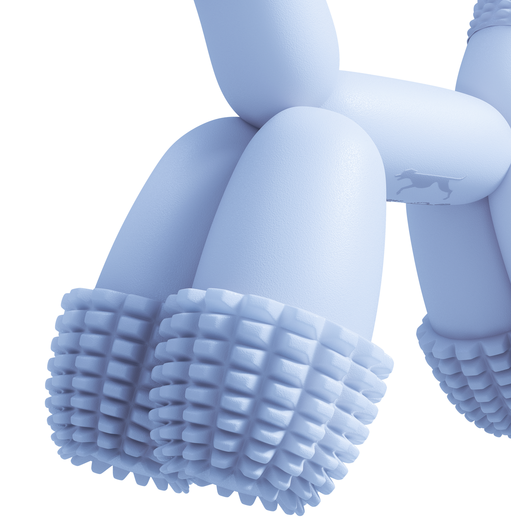 SANDDOG - Vente Jouet – chien - Jouet pour chien ballon en forme de chien - bleu4