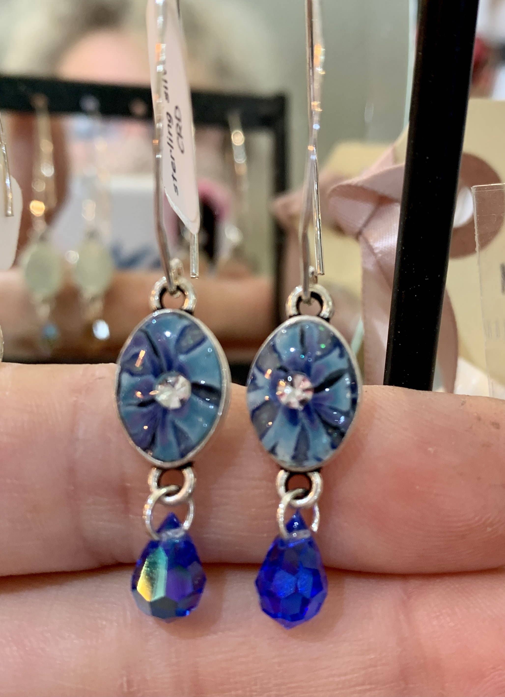 Catie Raymond Designs - Vente Boucles d'oreilles pendantes - Boucles d'oreilles Marquise Classique0