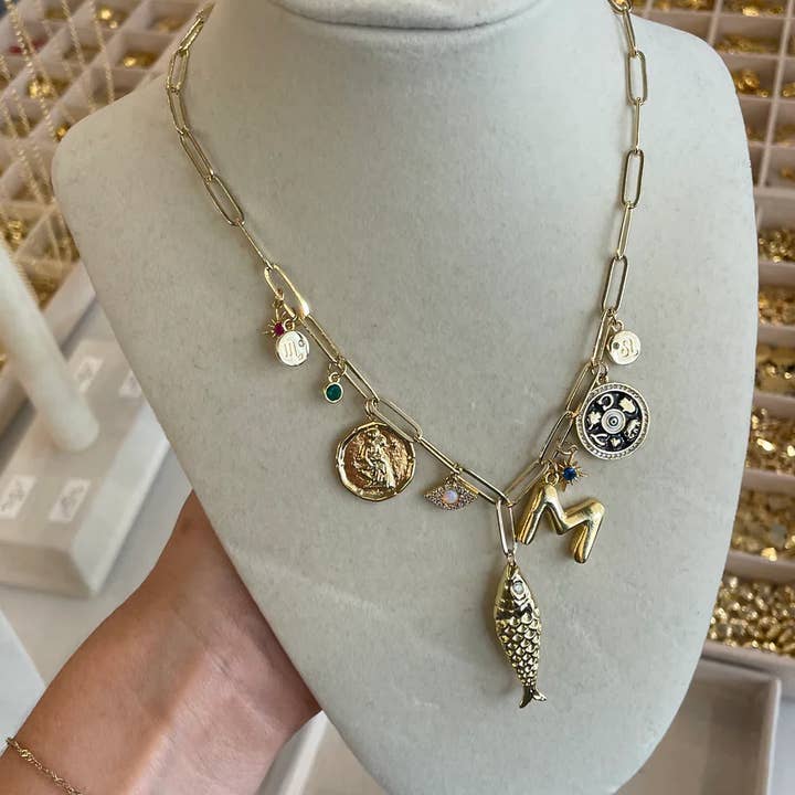 Goldie Charm Bar - Wholesale Individual Charm/Pendant - LARGE CHARM BUNDLE: 100 ASSORTED CHARMS