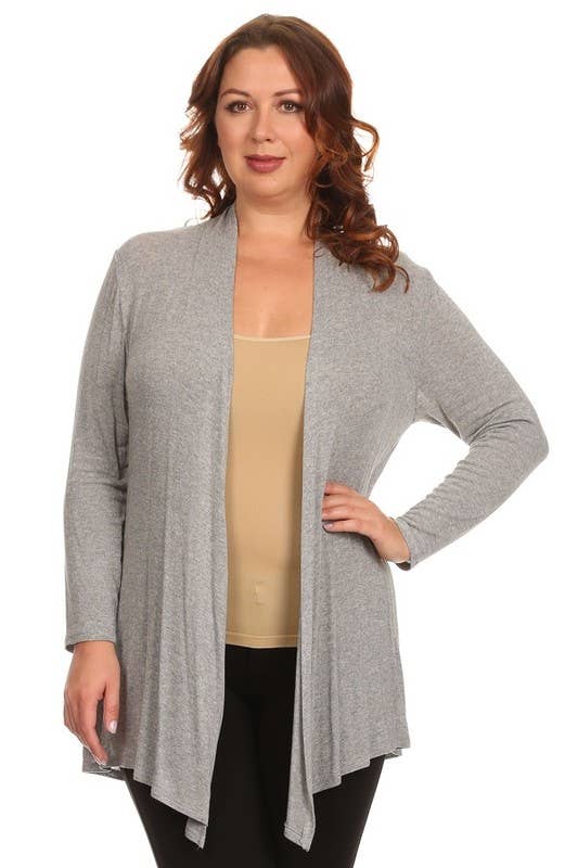 Chris & Carol Apparel – Engroshandel Cardigan - Dame – Plus Cardigan - XA3147C10