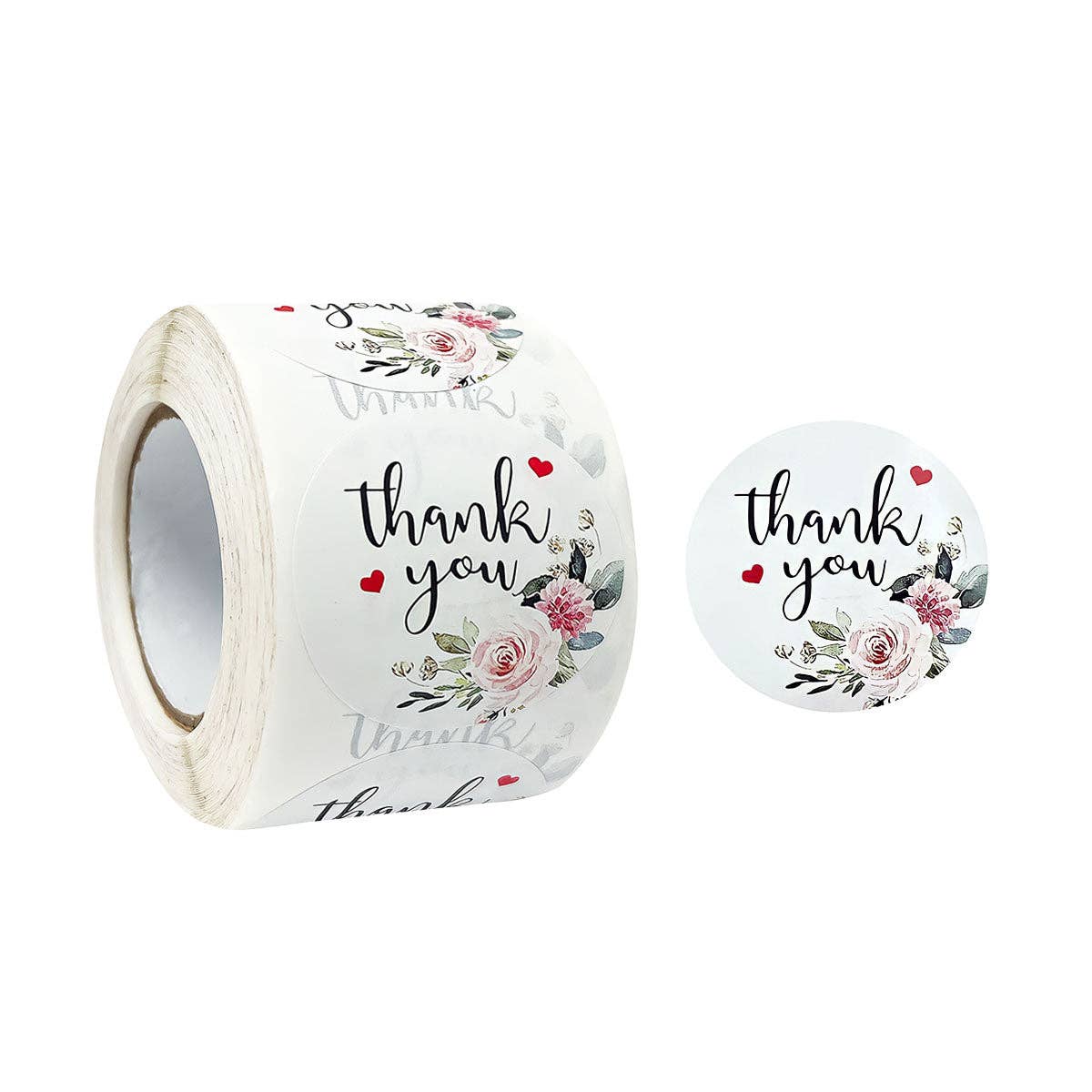 Wrapables.com - Wholesale Sticker - Wrapables 1.5" / 2" Thank You Stickers Roll34
