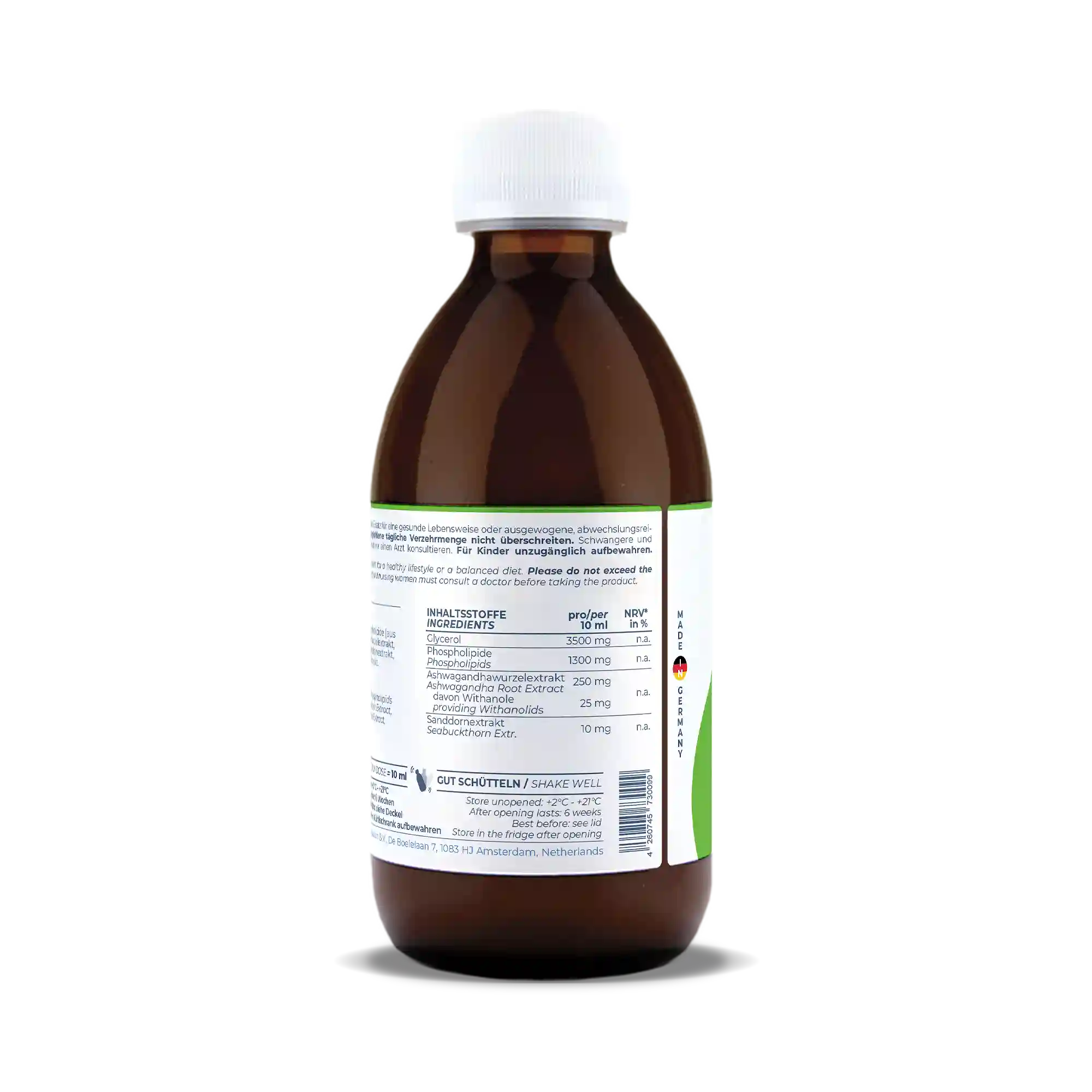 ActiNovo – Großhandel Nahrungsergänzungsmittel/Vitamin zum Einnehmen – Liposomal Ashwagandha1