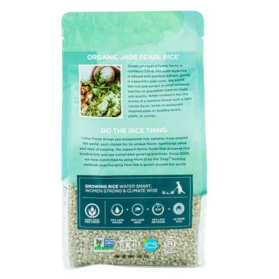 Lotus Foods – wholesale Ris – Ekologisk Jade Pearl Rice™ - 11 # bulk