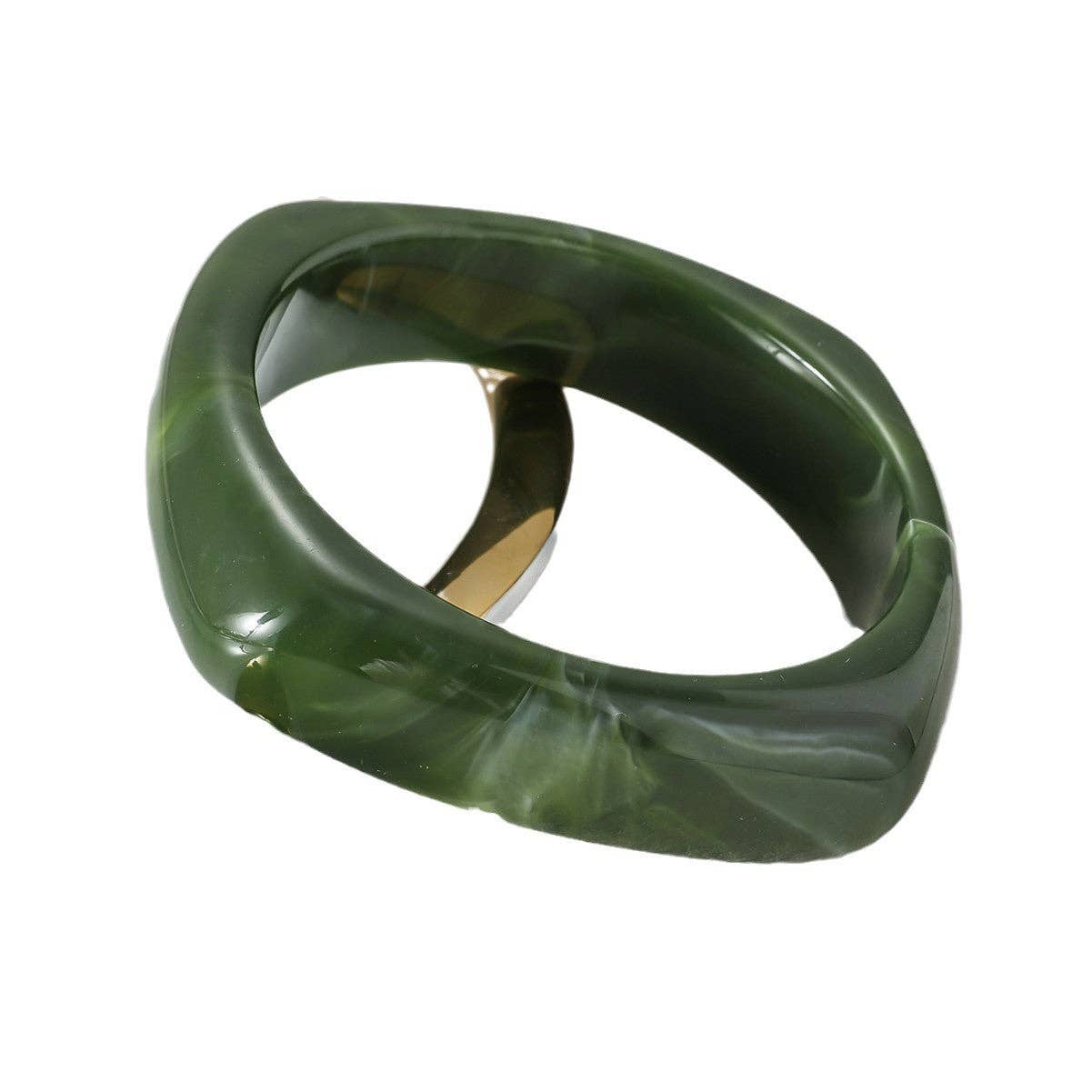 Dipped Shop - Venta al por mayor Brazalete - Pulsera Geométrica Translúcida Irregular Vintage DP25D7284