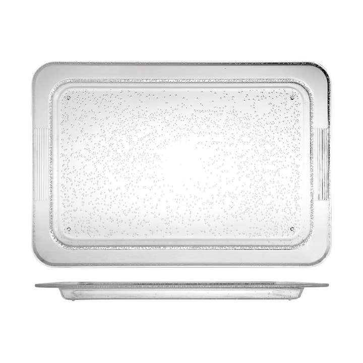 H&H - Wholesale Serving Tray - Rectangular Tray Bubbles in Transparent Acrylic1