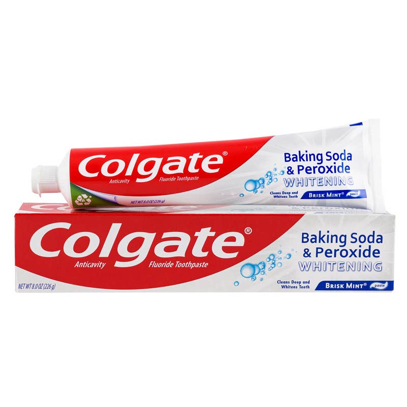 Deluxe Import Trading - Wholesale Toothpaste - Colgate Baking Soda & Peroxide Toothpaste- 8oz0