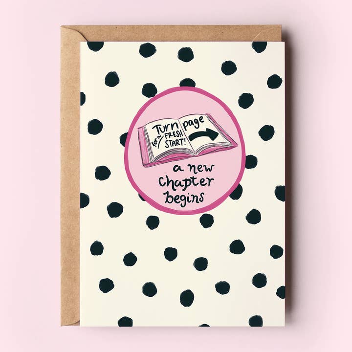 A New Chapter Begins Books Congrats Good Luck Greeting Card and other Purchase Wholesale new chapter. Free Returns & Net 60 Terms on Faire trending on Faire.
