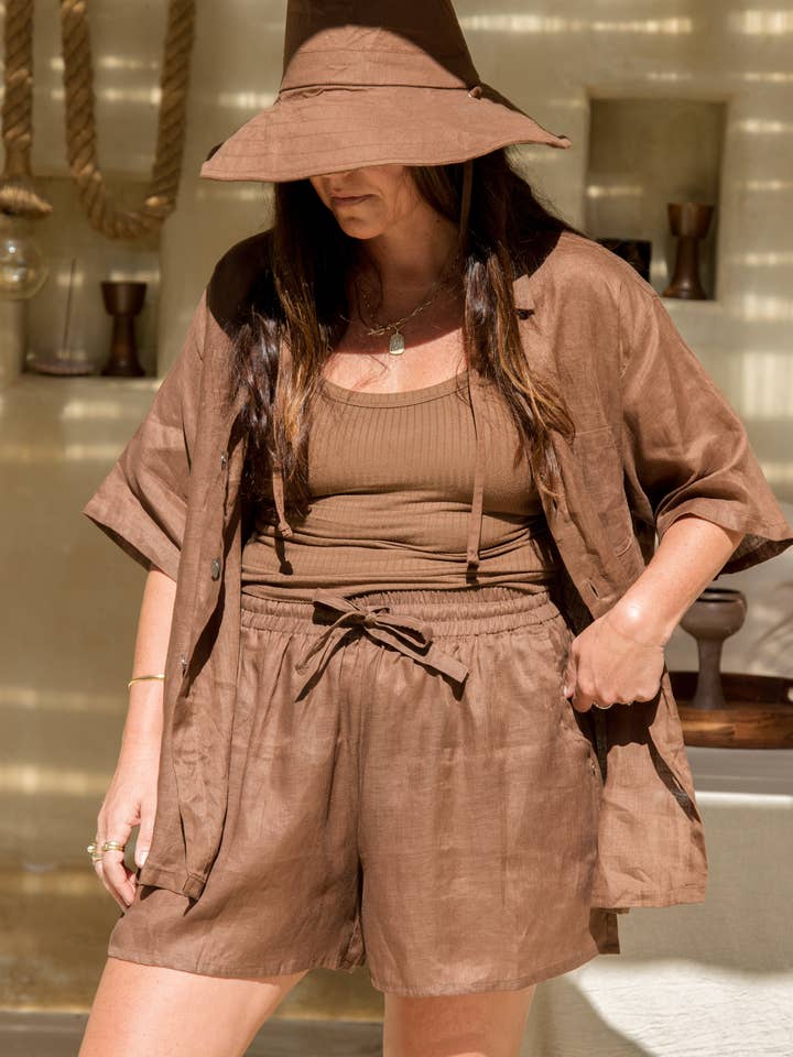 Camiseta Breeze // Chocolate para venta al por mayor de Hobo and Hatch