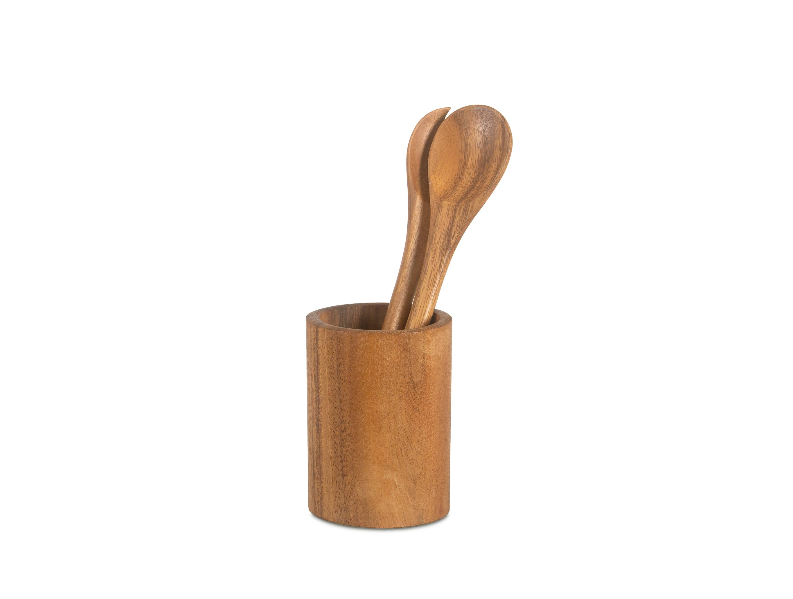 Andrea House - Wholesale Cookware Set - Acacia wood kitchen utensil holder1