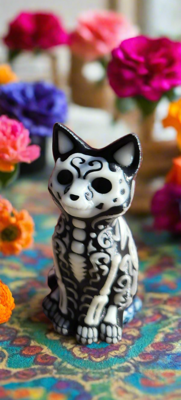 Altered Matter - Wholesale Decorative Figurine - Glow-in-the-Dark Day of the Dead Animal Figurines1