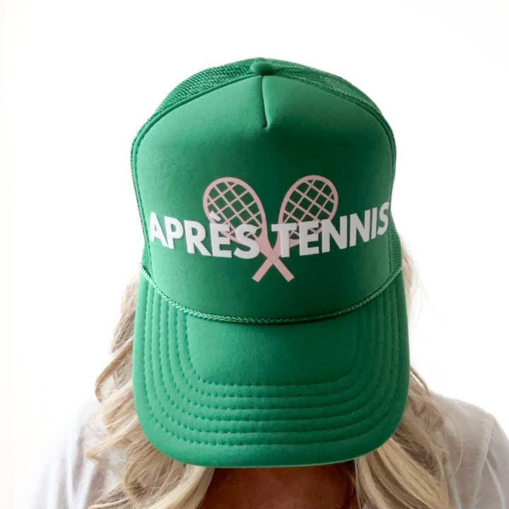 Après Tennis High Profile Trucker Hat for wholesale by The Après Allstars