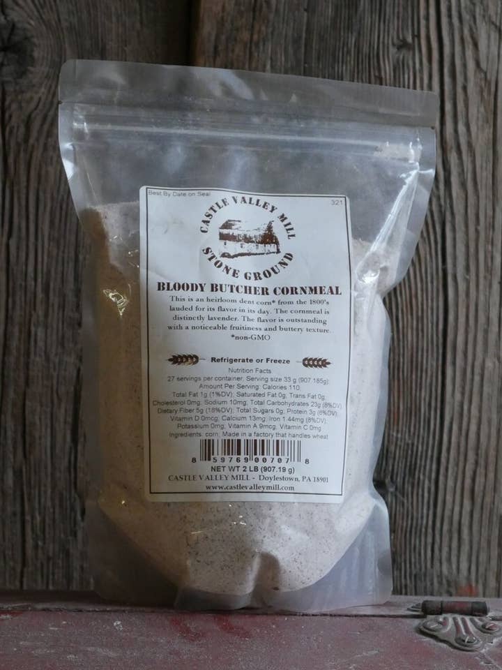 10 lb Bloody Slaktare Röd Majsmjöl för wholesale av Castle Valley Mill