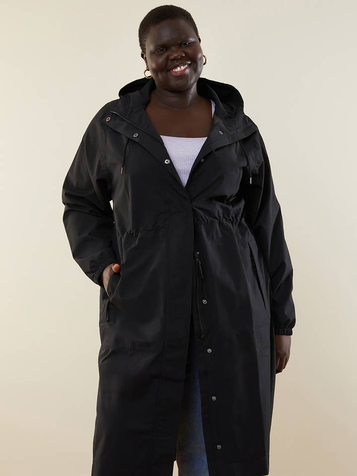 Amble - Wholesale Raincoat – Women's - Overland Waterproof Recycled Raincoat - Black0
