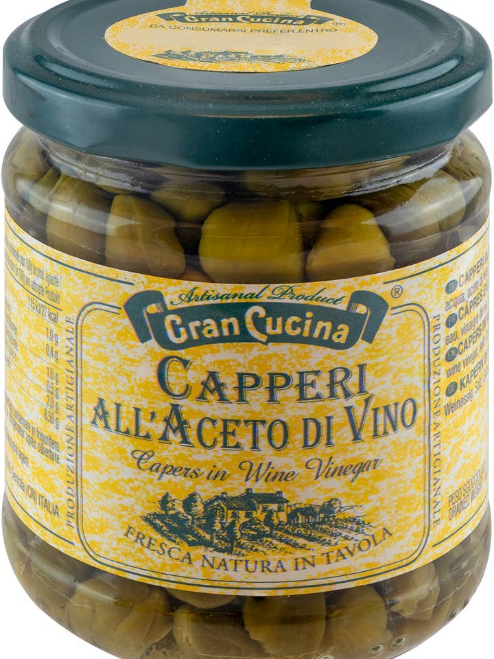 Câpres au Vinaigre 200g pour la vente par TAB GREEN LINE SRL (Gran Cucina)