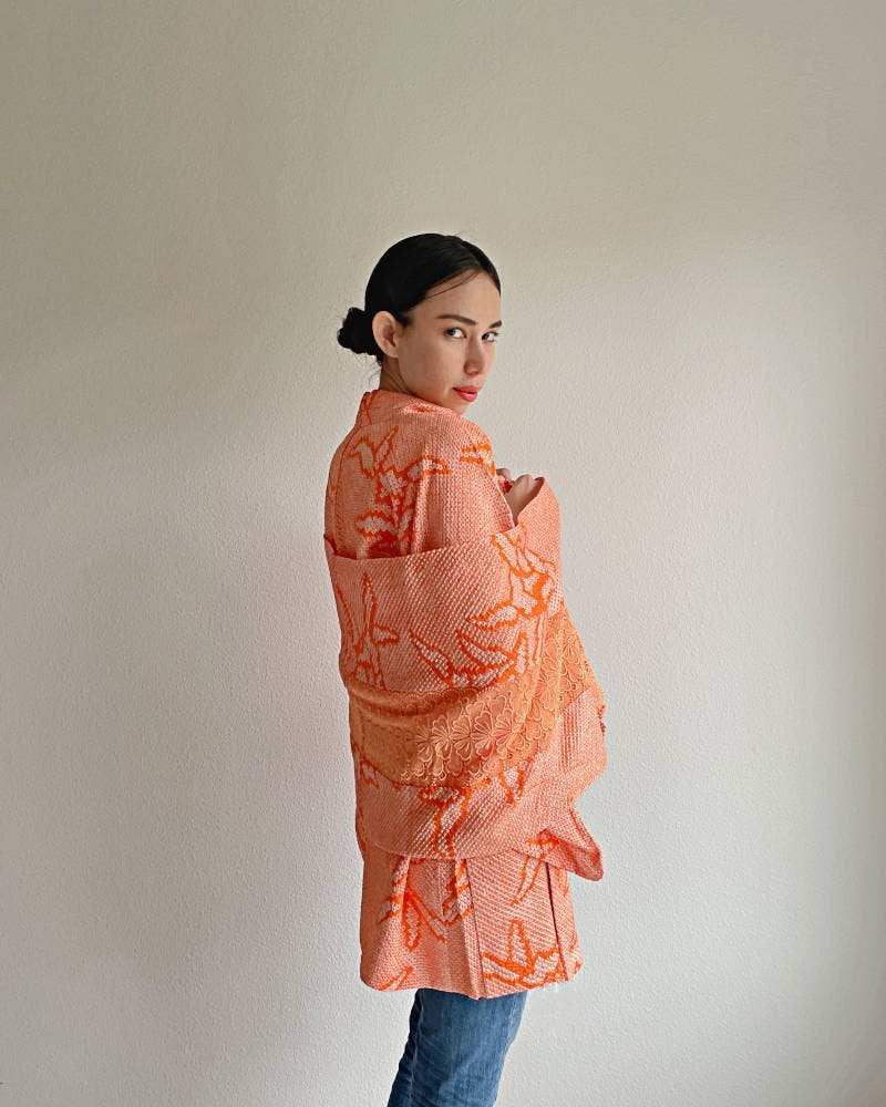 KimonoZen - Wholesale Kimono - Women's - Wrap & Wander Haori Kimono Jacket with Stole7