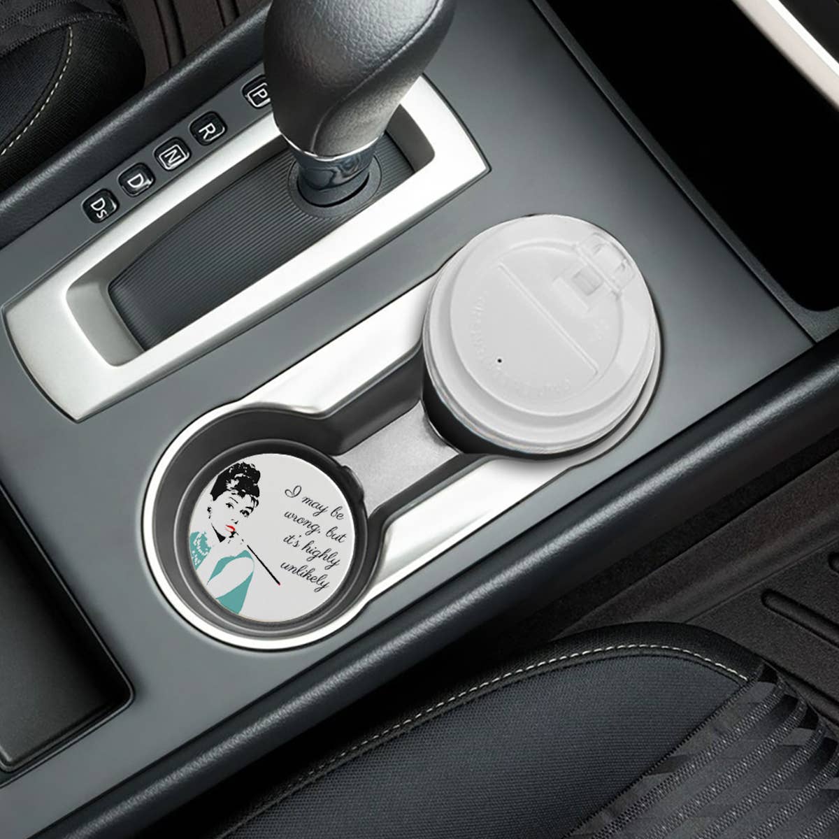 Tipsy Coasters & Gifts - Wholesale Car Coaster - Women's - Car Coaster I May Be Wrong Audrey Hepburn2