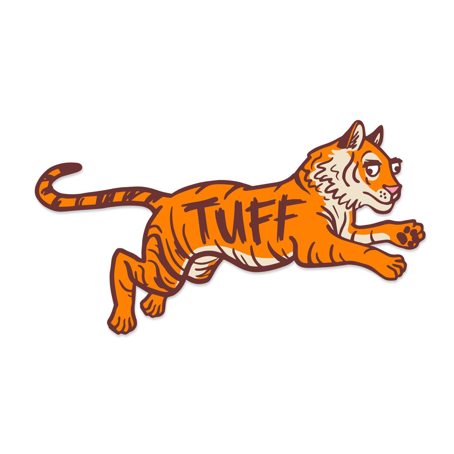 Frog & Toad Press - Wholesale Sticker - Tuff Tiger Sticker0