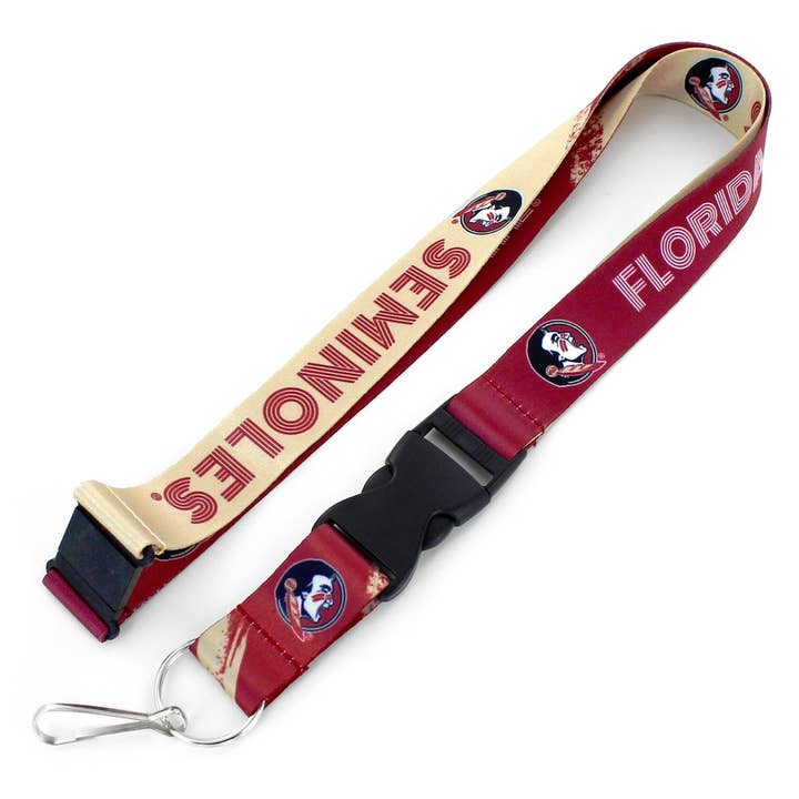 NCAA Florida State Seminoles Crossfade Lanyard for wholesale by Aminco USA